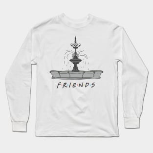 Friends Fountain Long Sleeve T-Shirt